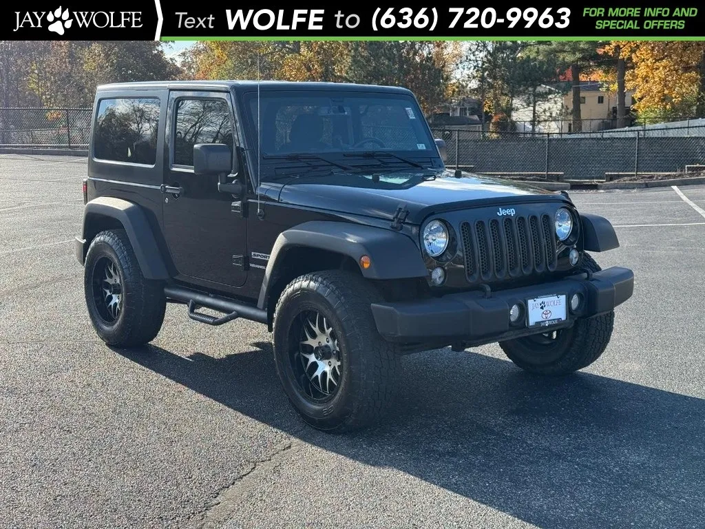 Black 2018 Jeep Wrangler JK Sport for sale in Ballwin, MO