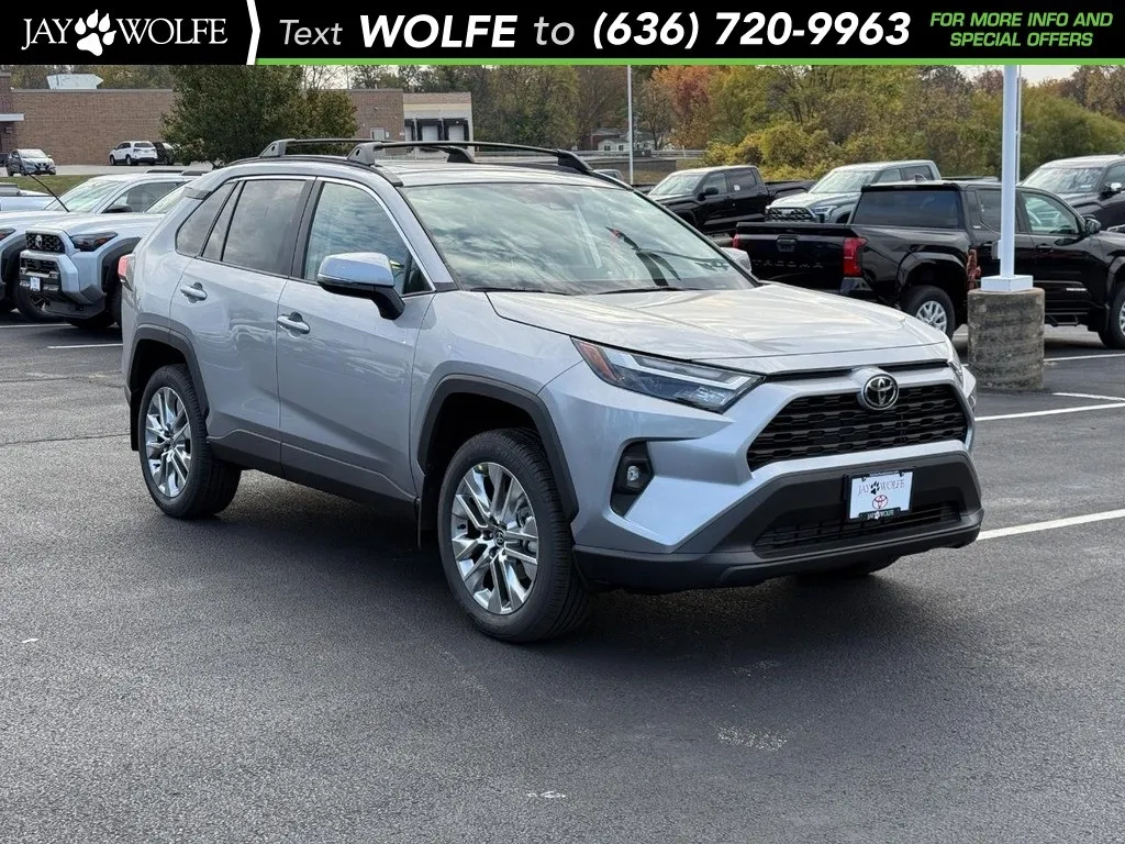 Silver 2025 Toyota RAV4 XLE Premium for sale in Ballwin, MO