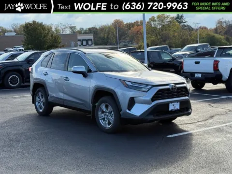 Silver 2025 Toyota RAV4 Hybrid XLE for sale in Ballwin, MO