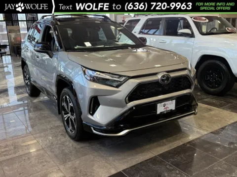 Black 2025 Toyota RAV4 Plug-In Hybrid XSE for sale in Ballwin, MO
