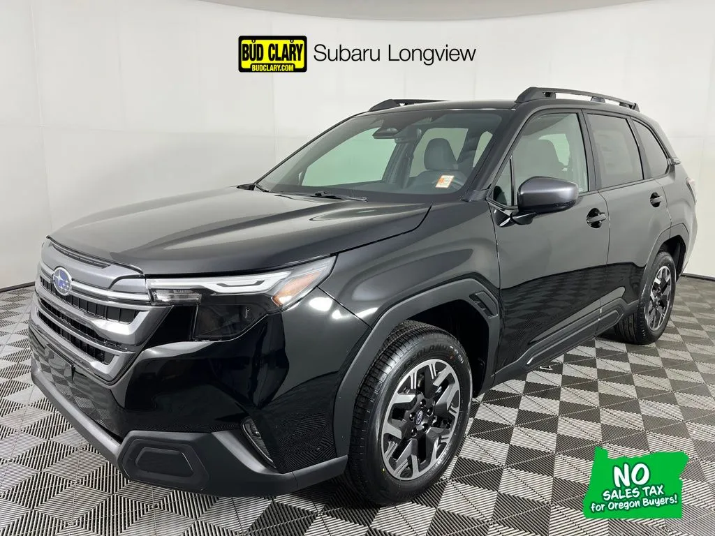 Black 2026 Subaru Forester Premium for sale in Longview, WA