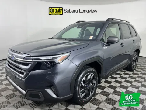 Gray 2025 Subaru Forester Hybrid Limited for sale in Longview, WA