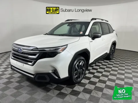 White 2025 Subaru Forester Hybrid Limited for sale in Longview, WA