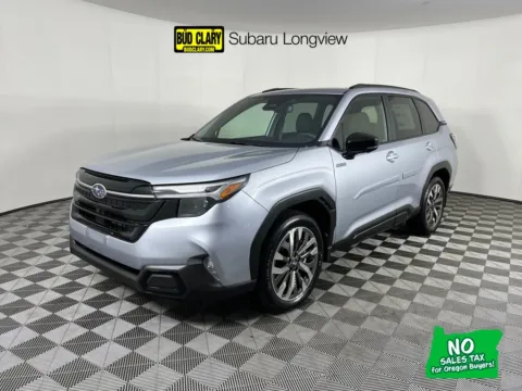 Silver 2025 Subaru Forester Hybrid Touring for sale in Longview, WA