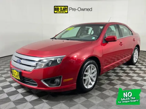 Red 2012 Ford Fusion SEL for sale in Longview, WA