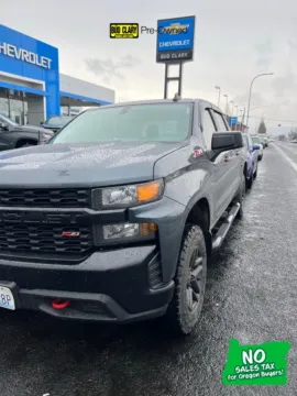Gray 2019 Chevrolet Silverado 1500 Custom Trail Boss for sale in Longview, WA