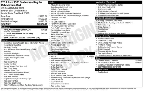 Another view of 2014 Ram 1500 Tradesman for sale in Longview, WA at Bud Clary Subaru Longview