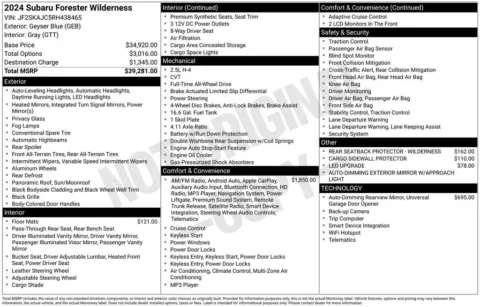 Another view of 2024 Subaru Forester Wilderness for sale in Longview, WA at Bud Clary Subaru Longview