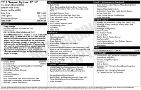 Another view of 2013 Chevrolet Equinox LTZ for sale in Longview, WA at Bud Clary Subaru Longview