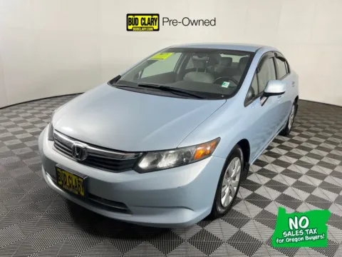 Silver 2012 Honda Civic LX for sale in Longview, WA