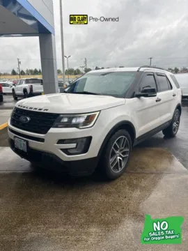 White 2017 Ford Explorer Sport for sale in Longview, WA