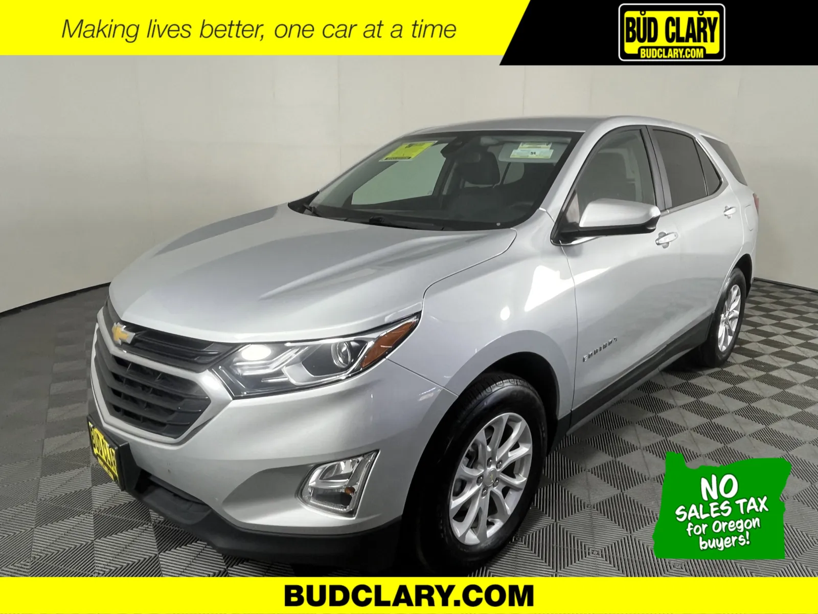 Silver 2021 Chevrolet Equinox LT for sale in Longview, WA