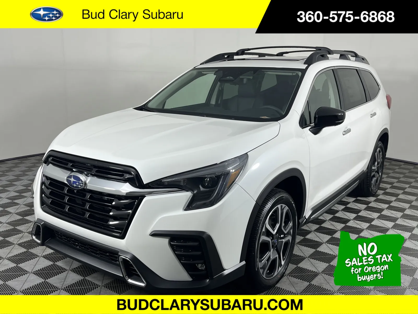 White 2025 Subaru Ascent Touring for sale in Longview, WA