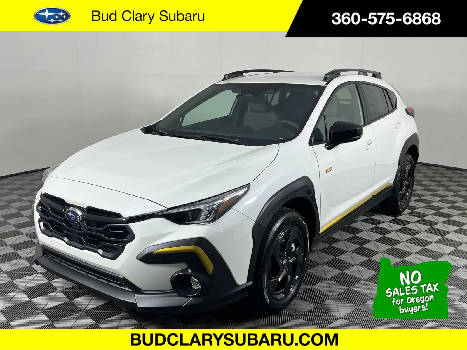 White 2025 Subaru Crosstrek Sport for sale in Longview, WA