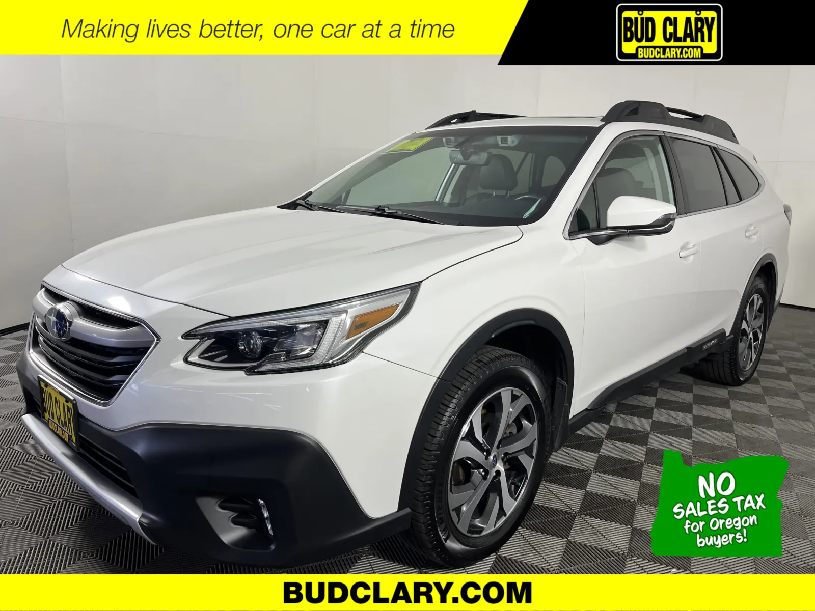White 2021 Subaru Outback Limited XT for sale in Longview, WA