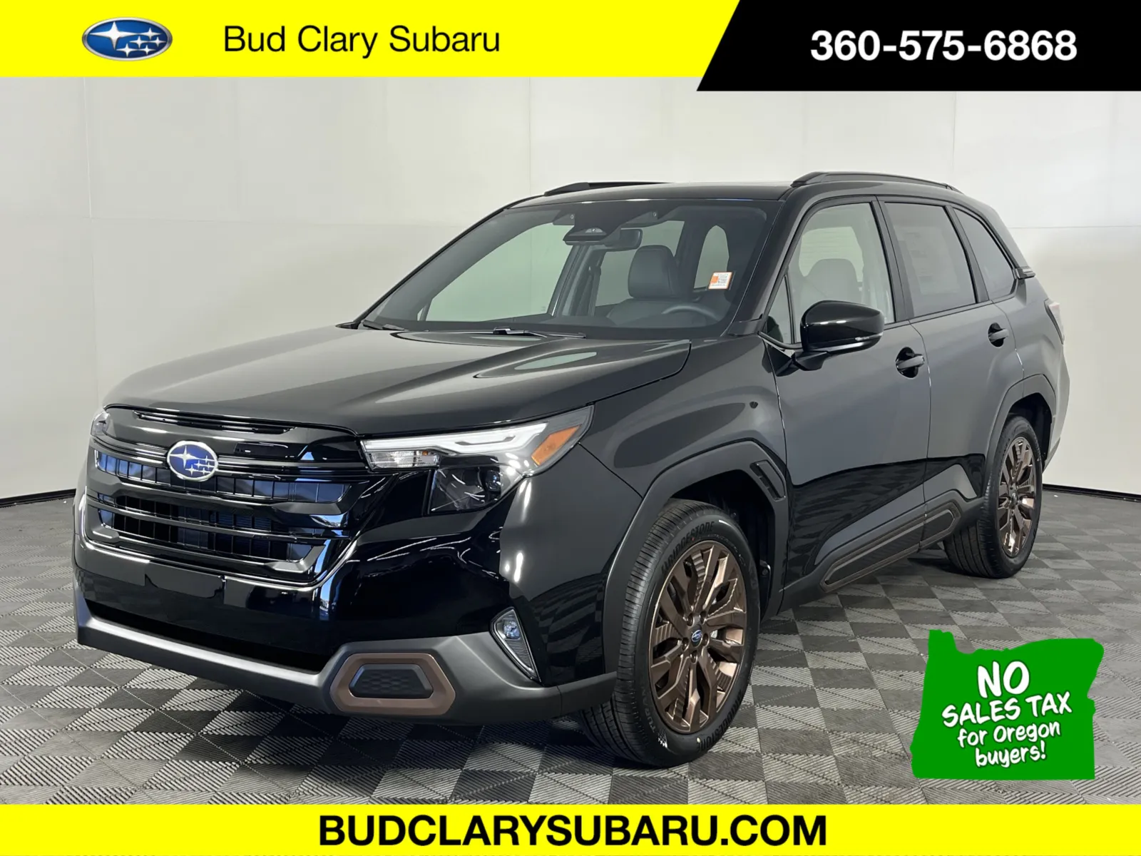 Black 2025 Subaru Forester Sport for sale in Longview, WA