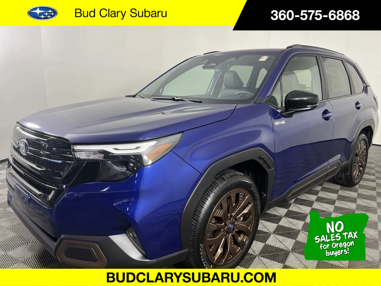 Blue 2025 Subaru Forester Sport Hybrid for sale in Longview, WA