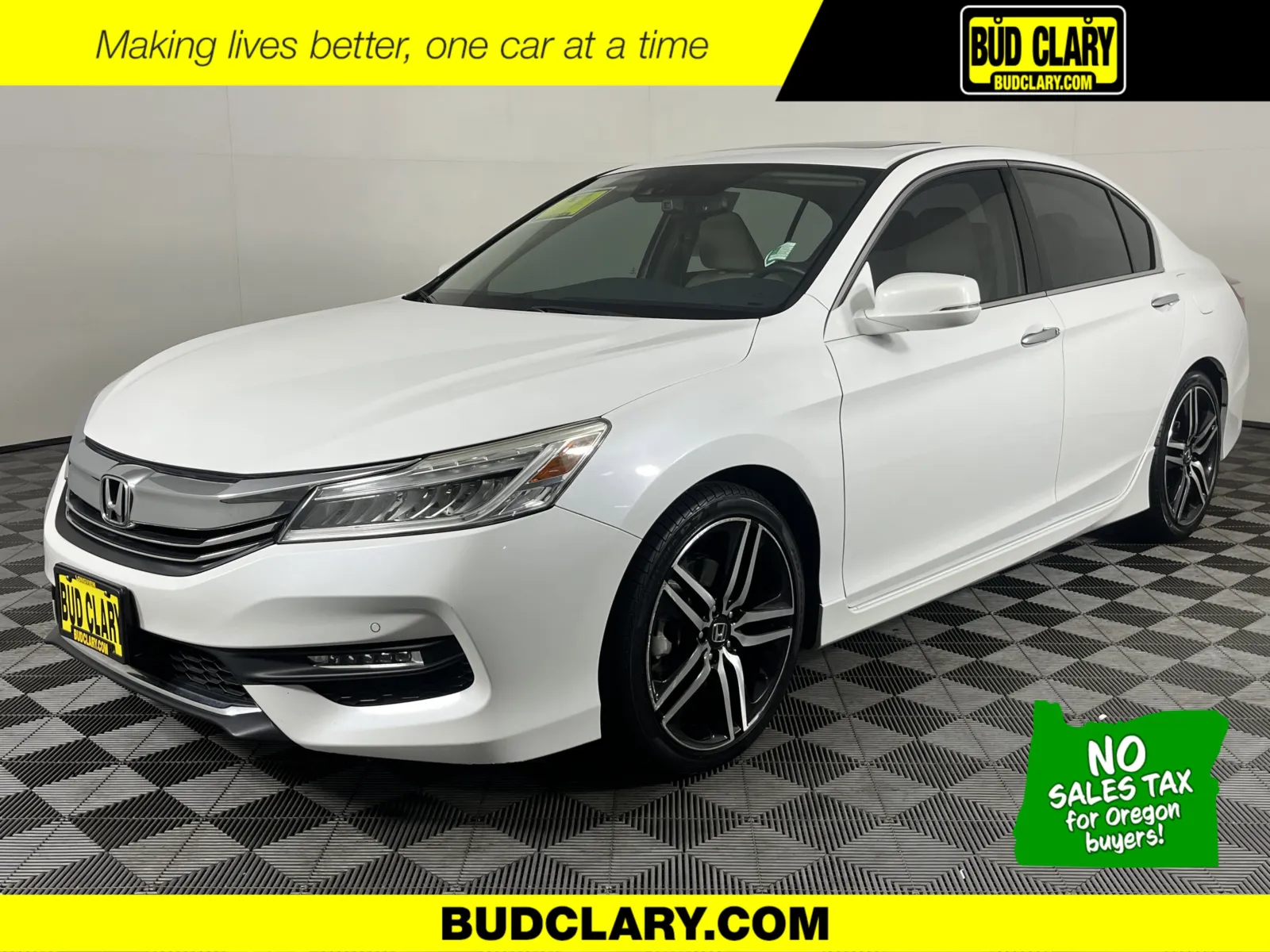 White 2016 Honda Accord Sedan Touring for sale in Longview, WA