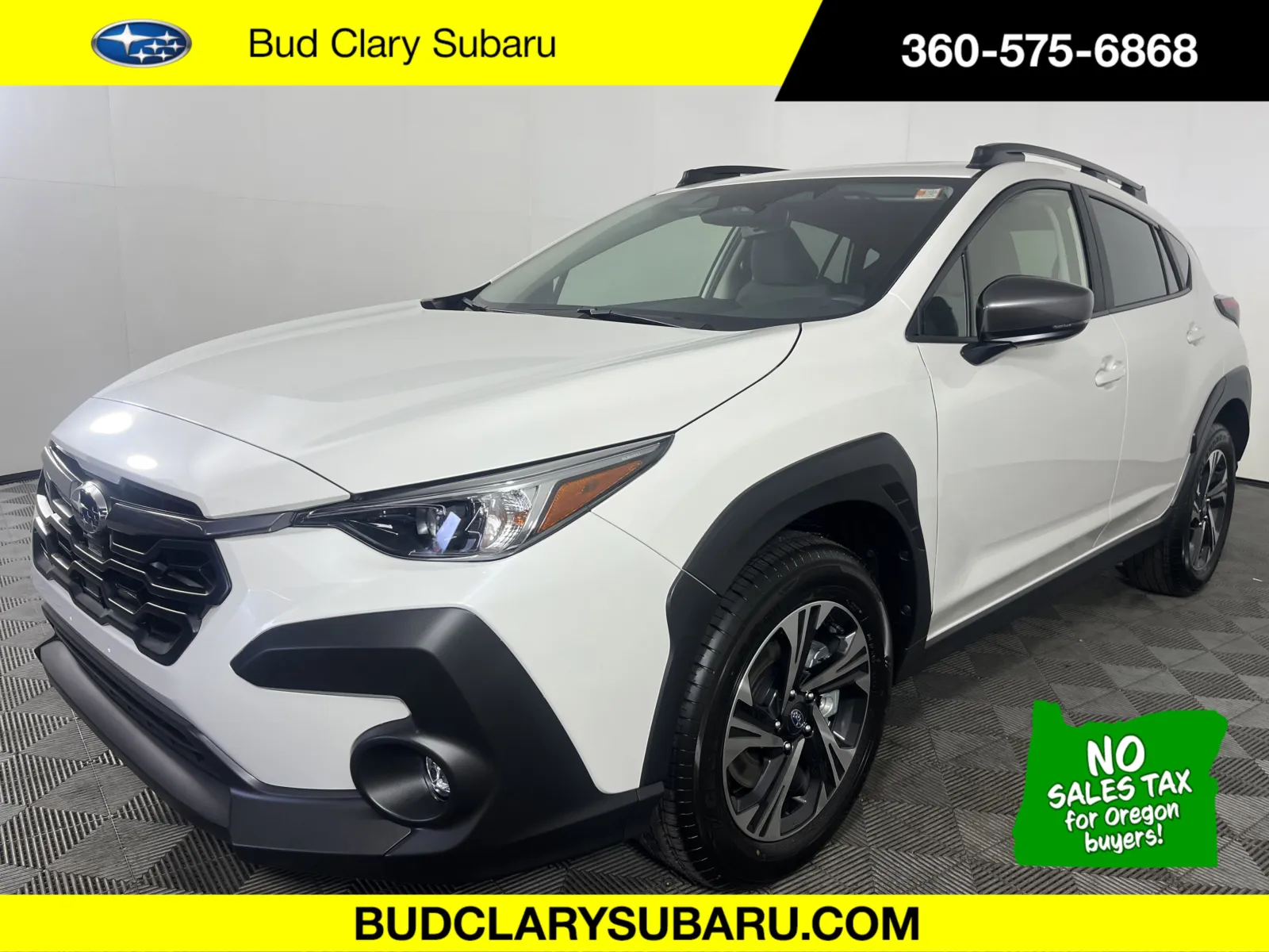 White 2025 Subaru Crosstrek Premium for sale in Longview, WA