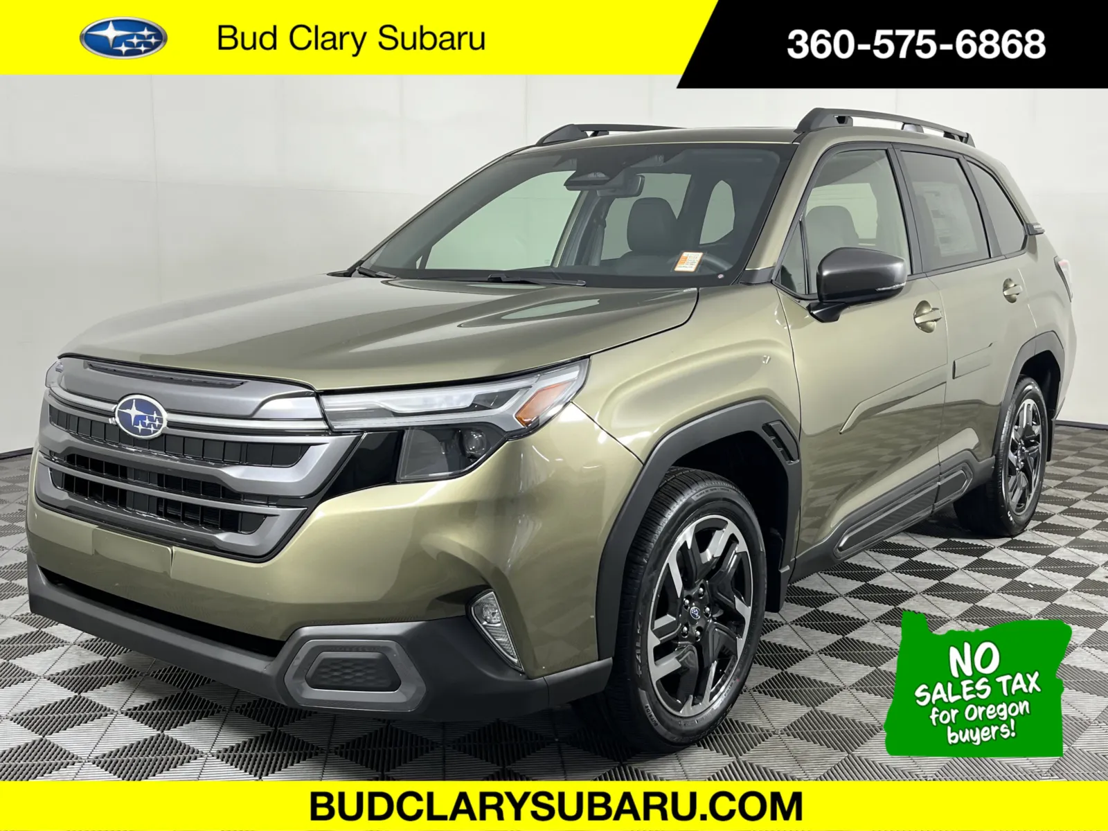 Green 2025 Subaru Forester Limited for sale in Longview, WA
