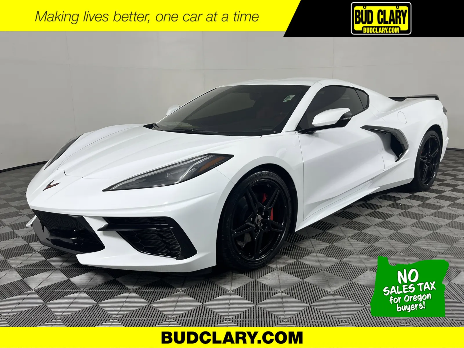 White 2022 Chevrolet Corvette 1LT for sale in Longview, WA