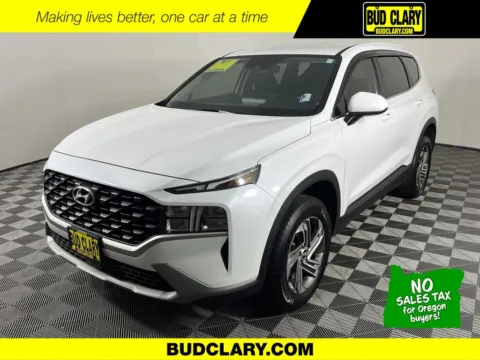 White 2022 Hyundai Santa Fe SE for sale in Longview, WA