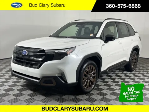 White 2025 Subaru Forester Sport Hybrid for sale in Longview, WA