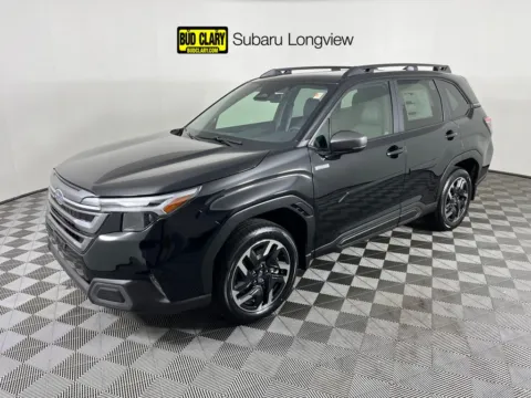 Black 2025 Subaru Forester Hybrid Limited for sale in Longview, WA