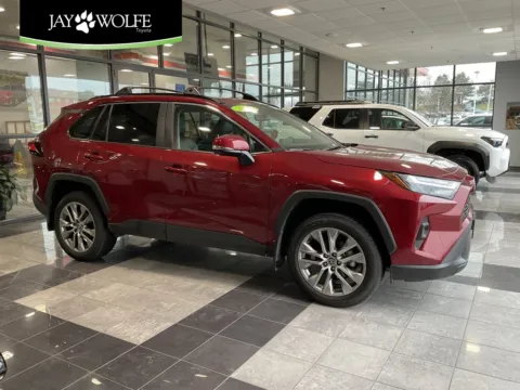 Red 2023 Toyota RAV4 XLE Premium for sale in Kansas City, MO