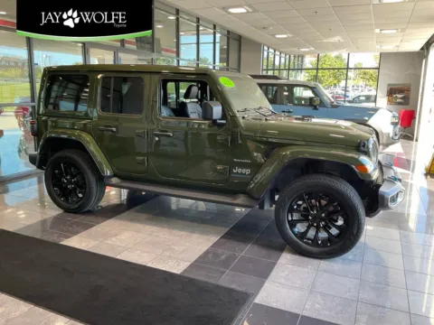 Green 2023 Jeep Wrangler Sahara 4xe for sale in Kansas City, MO