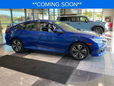 Blue 2016 Honda Civic EX-L for sale in Kansas City, MO