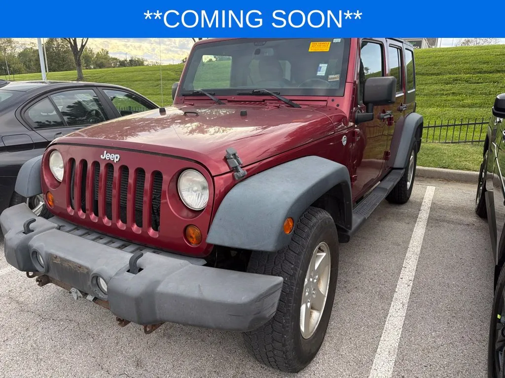 Red 2013 Jeep Wrangler Unlimited Sport for sale in Kansas City, MO