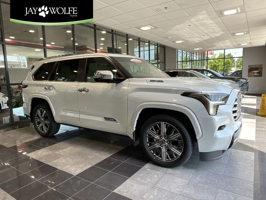 White 2024 Toyota Sequoia Capstone for sale in Kansas City, MO