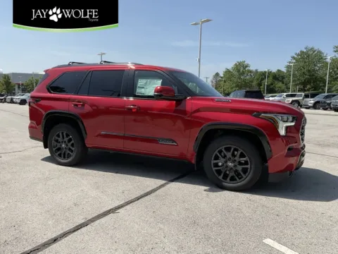 Red 2025 Toyota Sequoia Platinum for sale in Kansas City, MO