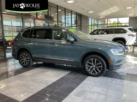 Blue 2021 Volkswagen Tiguan 2.0T SE for sale in Kansas City, MO