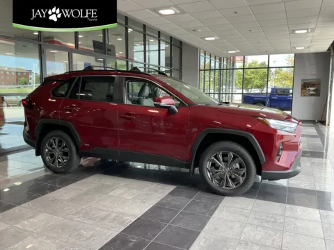 Red 2025 Toyota RAV4 Hybrid XLE Premium for sale in Kansas City, MO