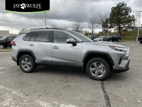 Silver 2025 Toyota RAV4 Hybrid XLE for sale in Kansas City, MO