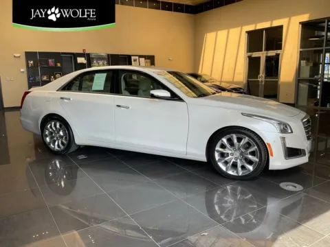 White 2016 Cadillac CTS Sedan Premium Collection AWD for sale in Kansas City, MO