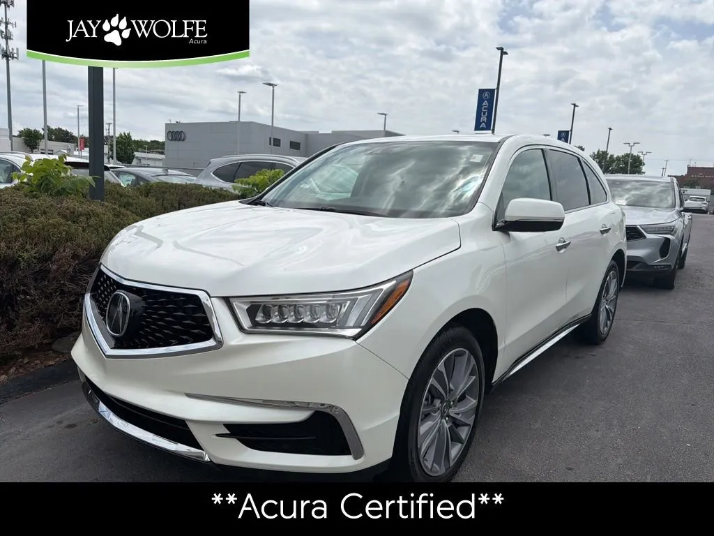 White 2017 Acura MDX w/Technology Pkg for sale in Kansas City, MO