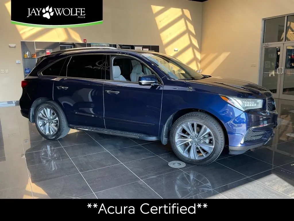 Blue 2017 Acura MDX w/Technology Pkg for sale in Kansas City, MO