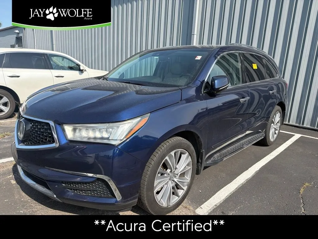 Used 2017 Acura MDX Technology Package with VIN 5J8YD4H56HL003589 for sale in Kansas City