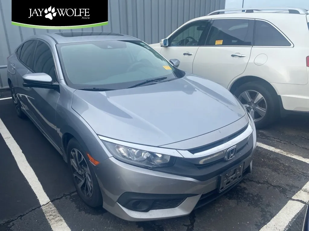 Silver 2017 Honda Civic Sedan EX for sale in Kansas City, MO