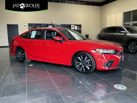 Red 2022 Honda Civic Sedan EX for sale in Kansas City, MO