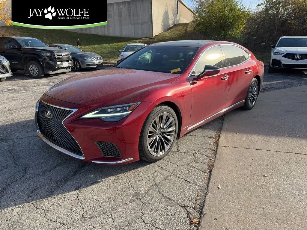 Red 2021 Lexus LS 500 for sale in Overland Park, KS