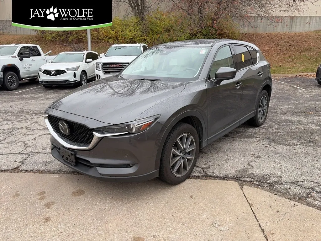Gray 2017 Mazda CX-5 Grand Touring for sale in Overland Park, KS