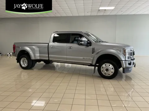 Silver 2021 Ford Super Duty F-450 DRW Platinum for sale in Overland Park, KS