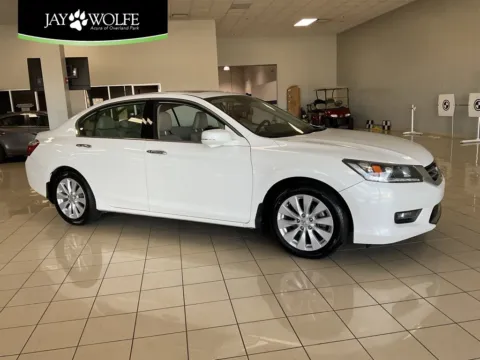 White 2014 Honda Accord Sedan EX-L for sale in Overland Park, KS