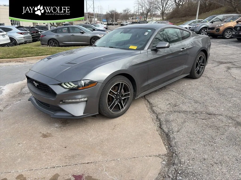 Used 2021 Ford Mustang EcoBoost with VIN 1FA6P8TH8M5157523 for sale in Kansas City