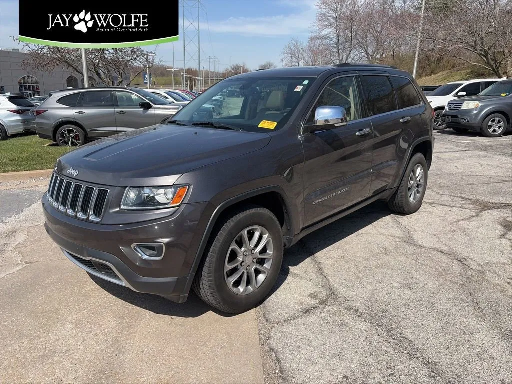 Gray 2014 Jeep Grand Cherokee Limited for sale in Overland Park, KS