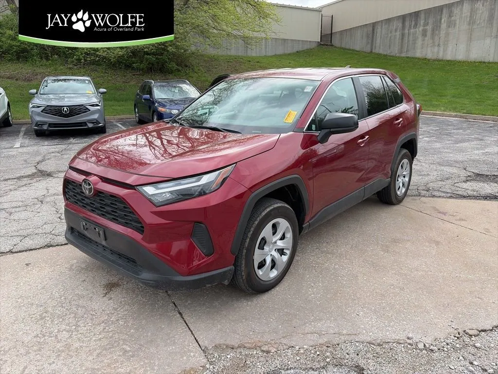 Red 2025 Toyota RAV4 LE for sale in Overland Park, KS